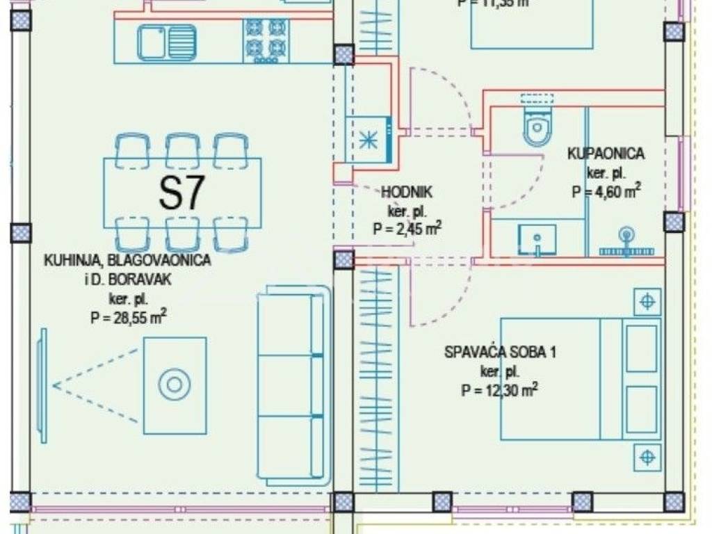 Apartman na moru, Prodaja, Privlaka, Privlaka