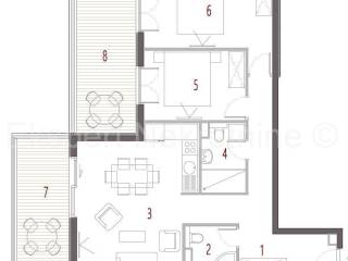 Flat in a new building, Sale, Seget, Seget Donji