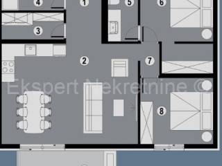Flat in a new building, Sale, Okrug, Okrug Gornji