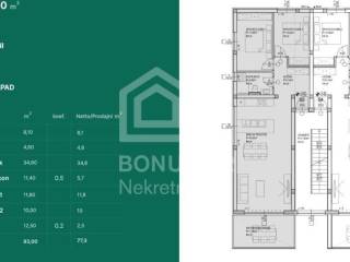 Flat in a new building, Sale, Privlaka, Privlaka