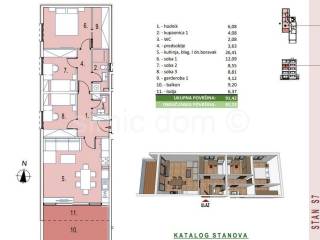 Flat in a new building, Sale, Seget, Seget Donji