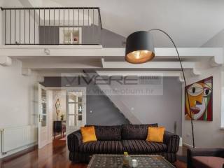 Living room with gallery