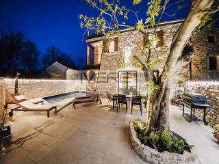 Outdoor area at night