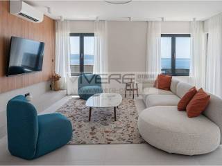 Living room with sea view