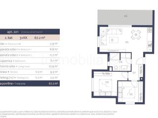 Flat in a new building, Sale, Medulin, Premantura