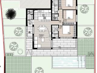 Flat in a new building, Sale, Okrug, Okrug Gornji