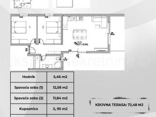 Flat in a new building, Sale, Okrug, Okrug Gornji