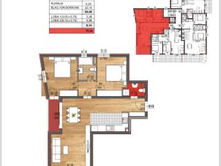 Flat in a building, Sale, Gradac, Drvenik