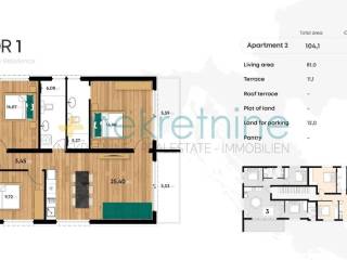 Flat in a new building, Sale, Privlaka, Privlaka