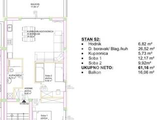 Flat in a new building, Sale, Okrug, Okrug Gornji