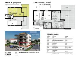 Flat in a new building, Sale, Okrug, Okrug Gornji
