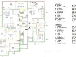 Flat in a new building, Sale, Okrug, Okrug Gornji