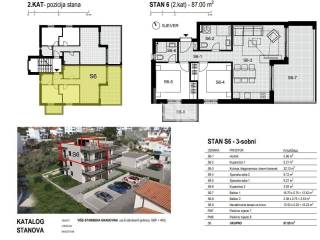 Flat in a new building, Sale, Okrug, Okrug Gornji