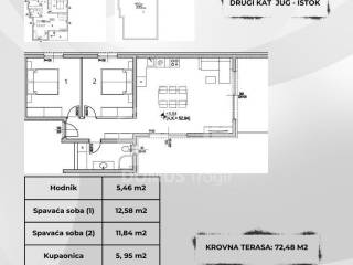 Flat in a new building, Sale, Okrug, Okrug Gornji