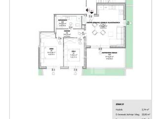 Flat in a new building, Sale, Trogir, Saldun