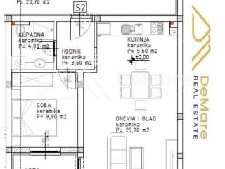 Flat in a new building, Sale, Poličnik, Murvica