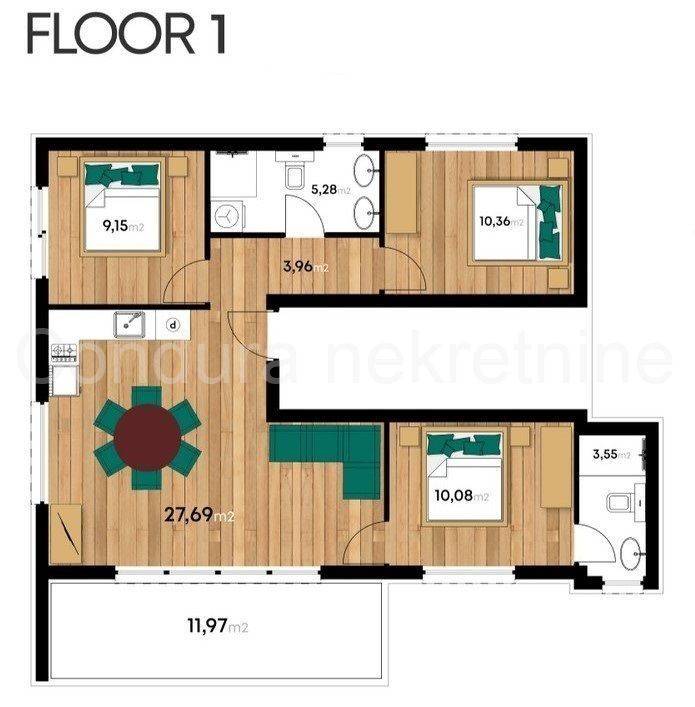 Apartment by the sea, Sale, Privlaka, Privlaka