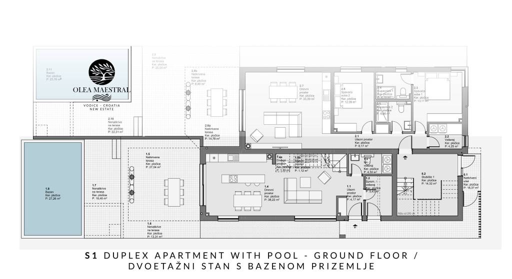 S1 Duplex prizemlje