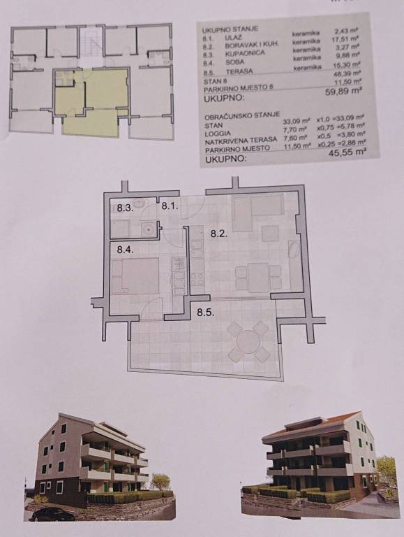 Apartman na moru, Prodaja, Novalja, Gajac