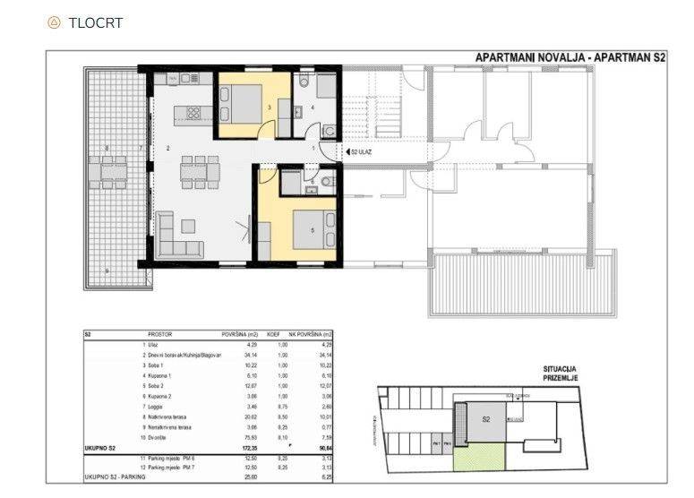 Apartman na moru, Prodaja, Novalja, Novalja