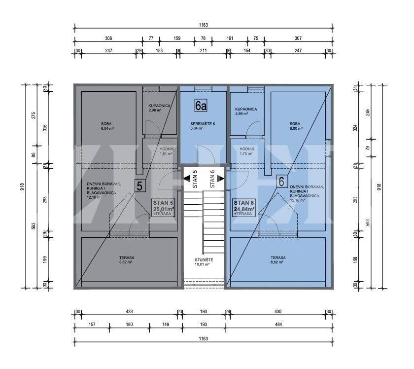 Apartman na moru, Prodaja, Preko, Poljana