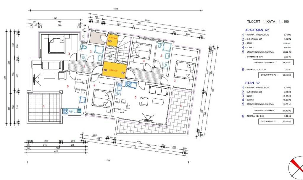 Apartman na moru, Prodaja, Novalja, Novalja