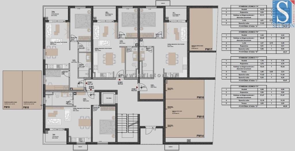 novi moderni stan s liftom u poreču istri 104 - PR