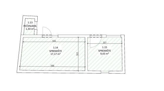 spremište tlocrt