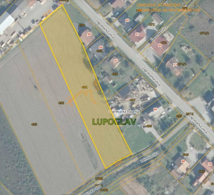 Gradjevinsko stambeno zemljiste, Prodaja, Brckovljani, Gornja Greda