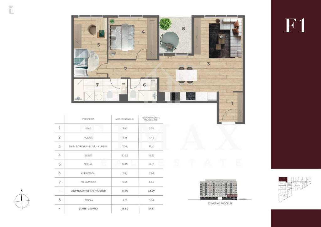 Stan u novogradnji, Prodaja, Zagreb, Tresnjevka - sjever