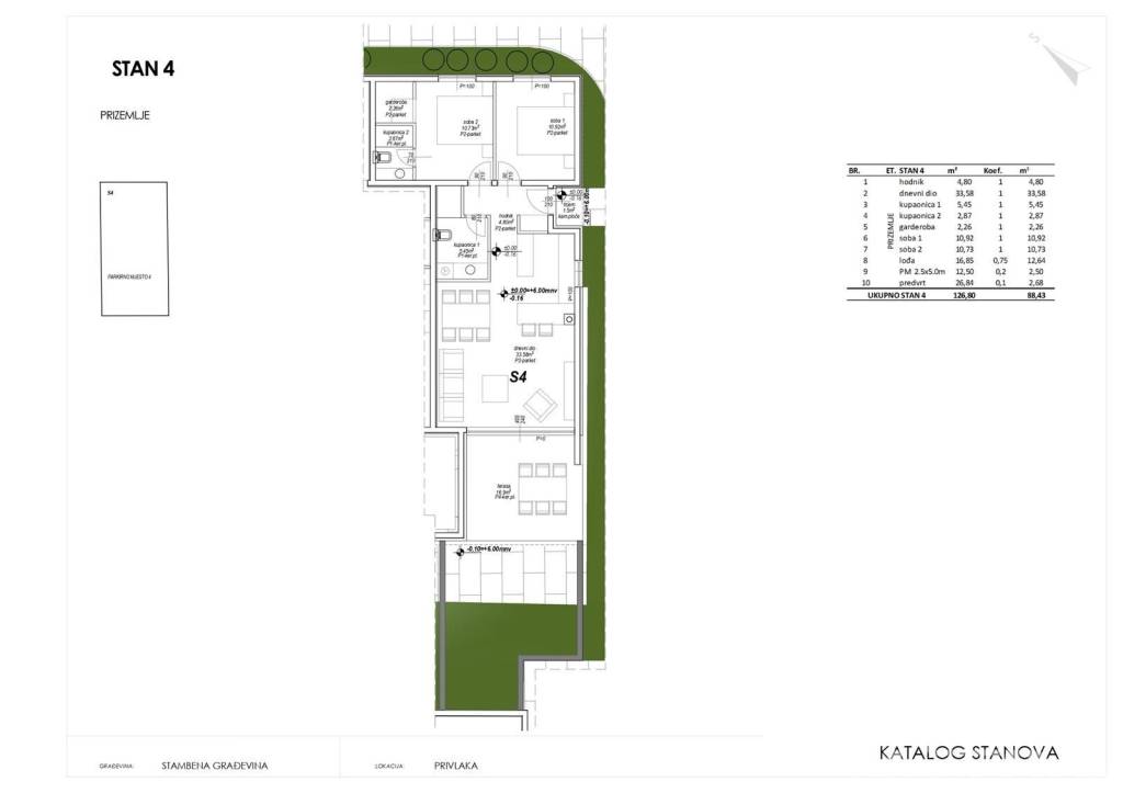 Apartman na moru, Prodaja, Privlaka, Privlaka