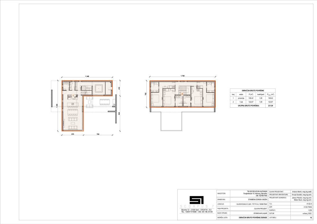 Kaštel Stari Villa Miramar Grundriss 7