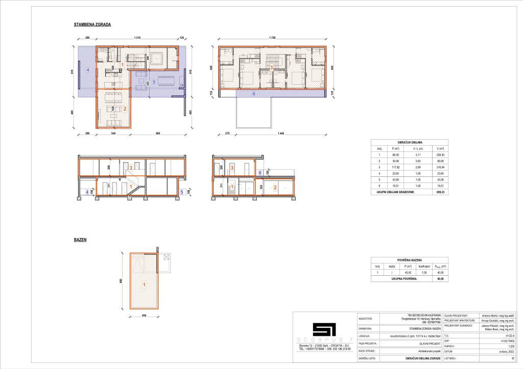 Kaštel Stari Villa Miramar Grundriss 8