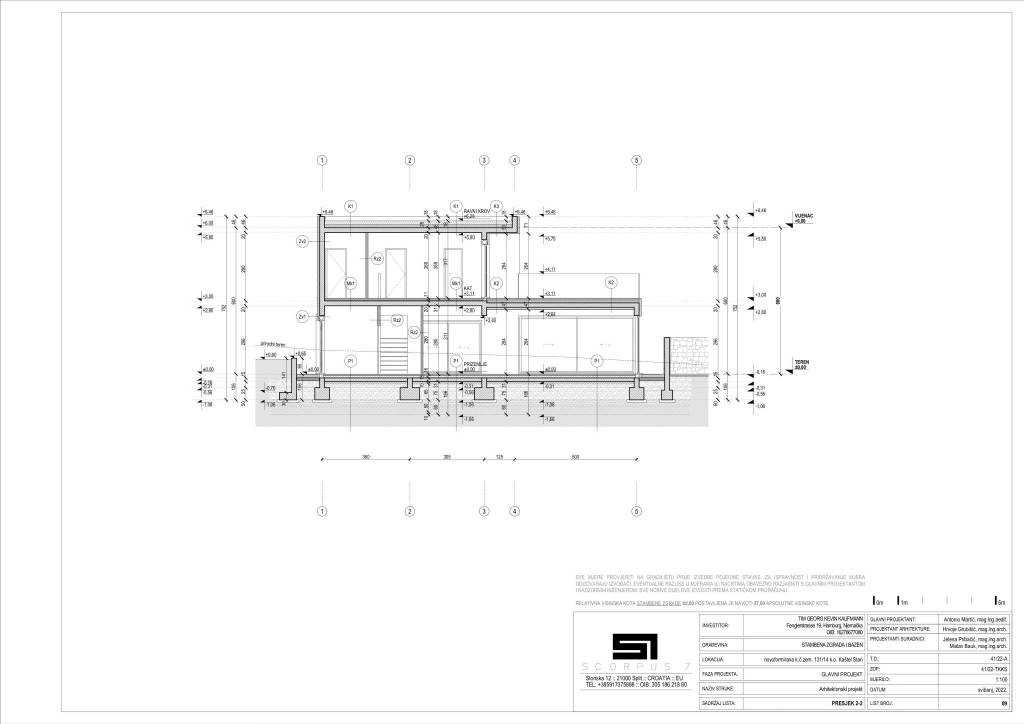Kaštel Stari Villa Miramar Grundriss 5