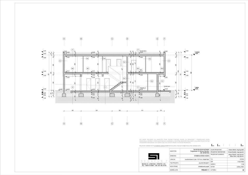 Kaštel Stari Villa Miramar Grundriss 4