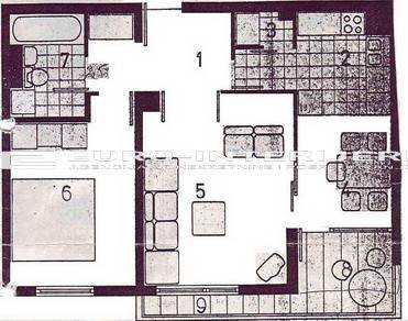 PRODAJA STANA ZAGREB - JARUN TLOCRT