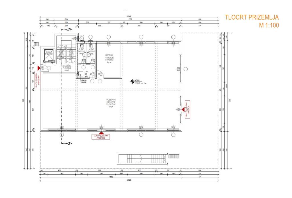 Zagreb- novogradnja - Stenjevec - Gajnice - tlocrt