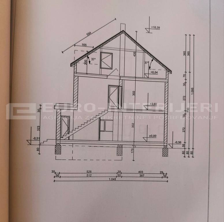 Zagreb, prodaja kuca Donja Dubrava - nacrt kuce
