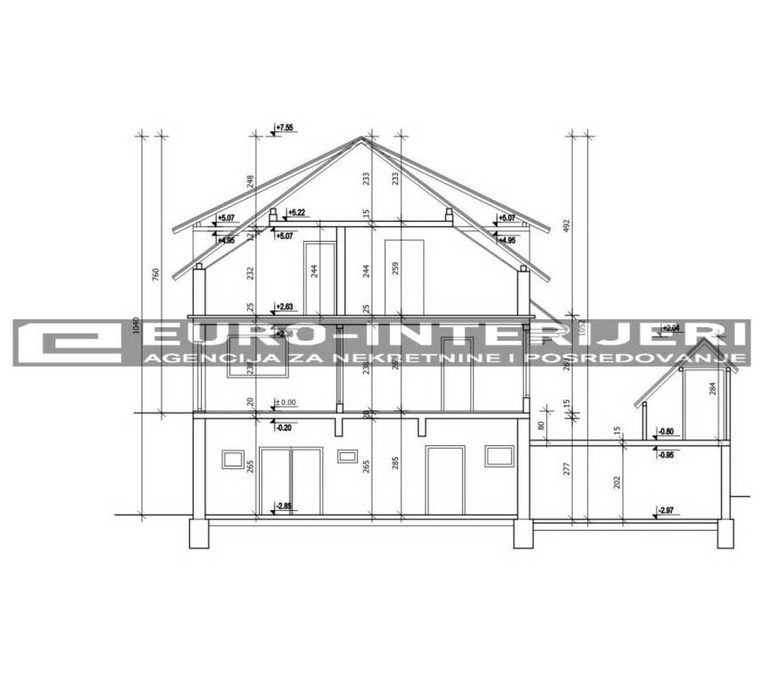 PRODAJA KUCA ZAGREB - VRAPCE ZA OBNOVU - TLOCRT