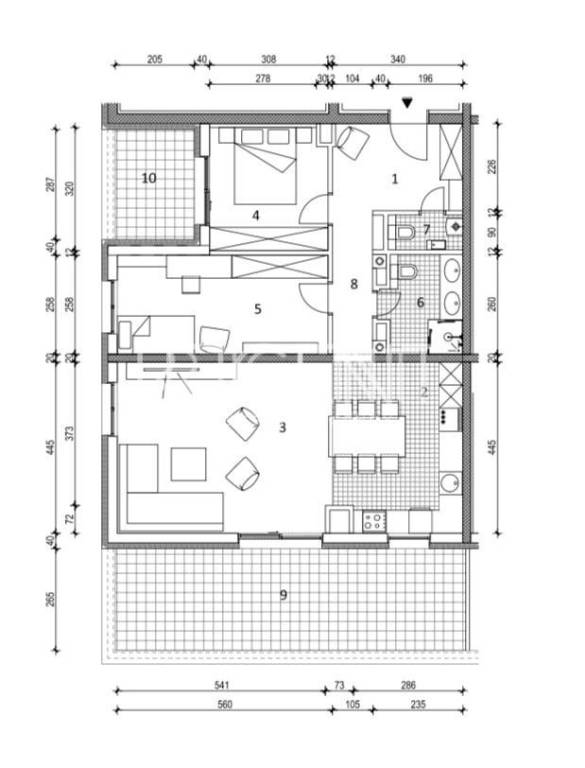 TLOCRT PENTAHOUSE VELIKA GORICA