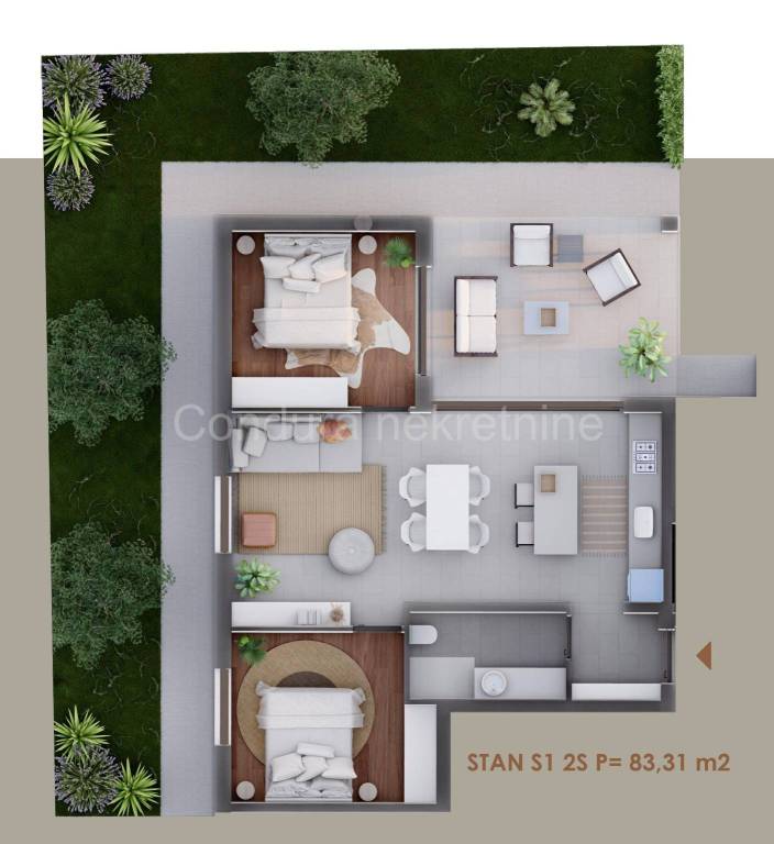 Apartman na moru, Prodaja, Privlaka, Privlaka